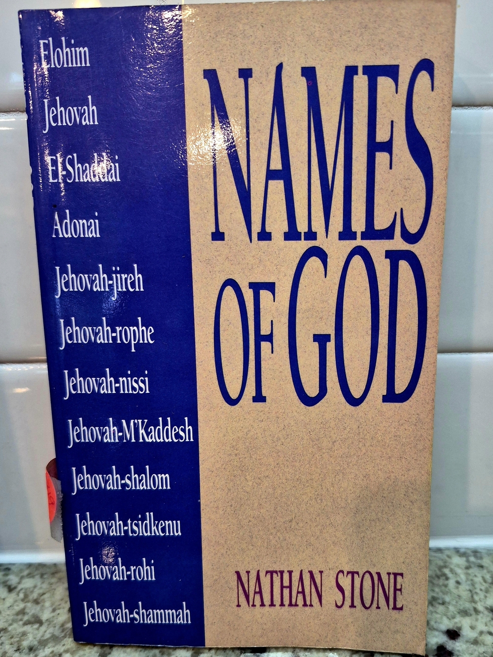 Names Of God by Nathan Stone, Paperback